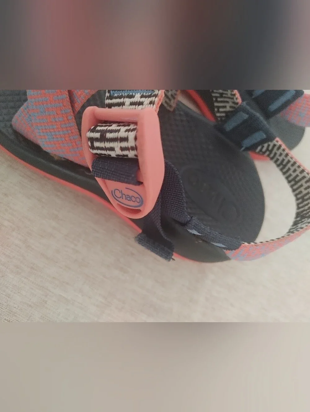 Chaco Kids' Z1 Ecotread Sandals Hiking Sandals In Penny Coral
